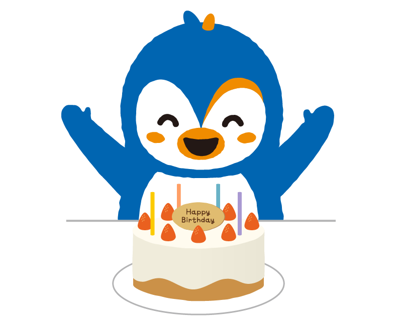 誕生日をお祝いするそうペン
