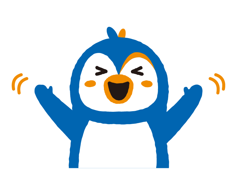 嬉しくて手をパタパタするそうペン